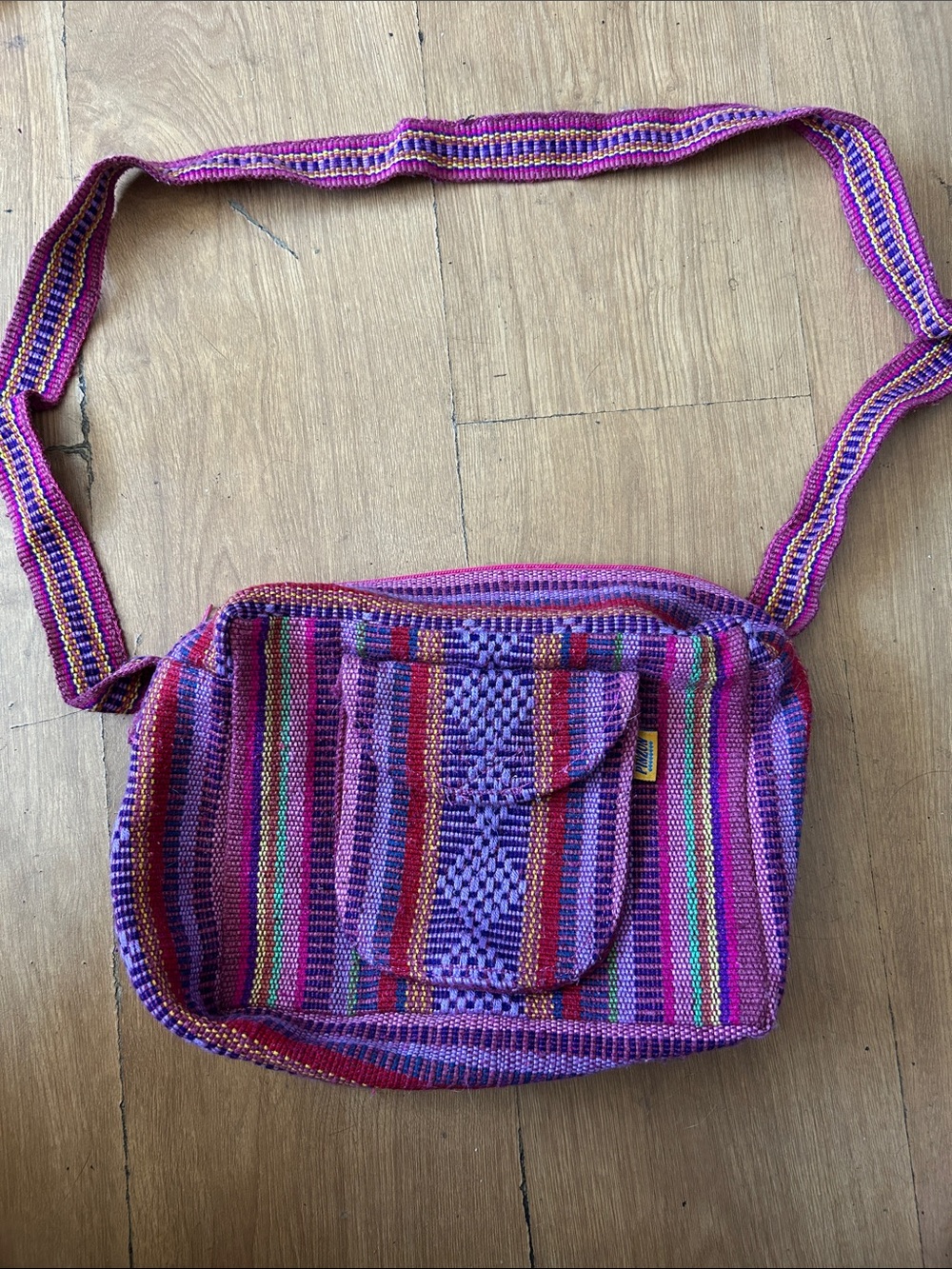 Indigenous artisanal textile handmade bag